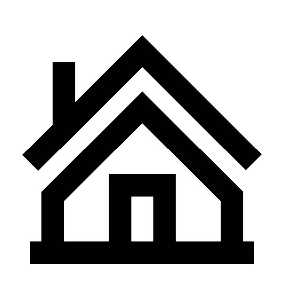 Casa rural Vector Icono — Vector de stock