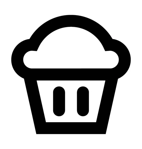 Muffin vektorové ikony — Stockový vektor