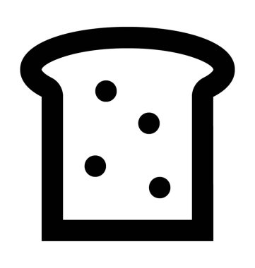  Tost vektör simgesi 