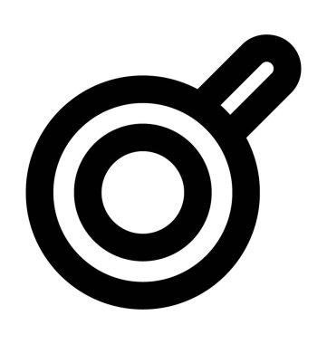  Fry pan vektör simgesi