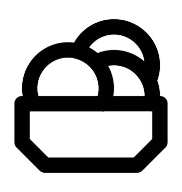  Aperatifler vektör simgesi