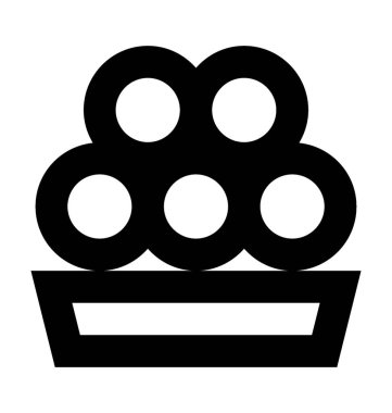  Yumurta kutusu vektör simgesi