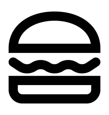  Hamburger vektör simgesi