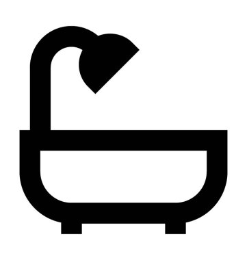  Küvet vektör simgesi