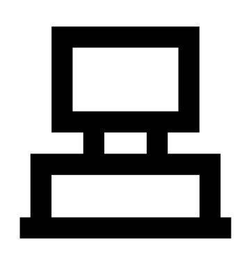  TV standı vektör simgesi