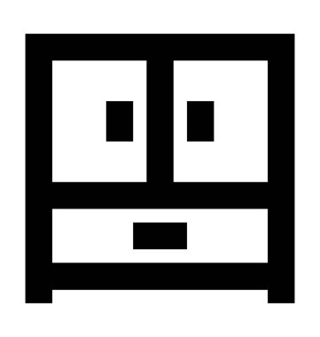  Almirah vektör simgesi