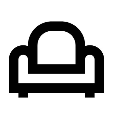  Kanepe vektör simgesi