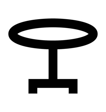  Yemek Masası vektör simgesi