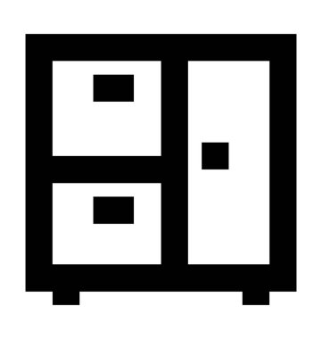  Almirah vektör simgesi