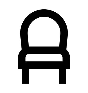  Sandalye vektör simgesi