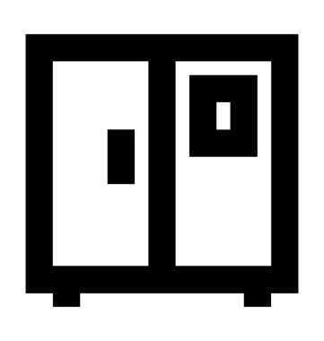  Dolap vektör simgesi