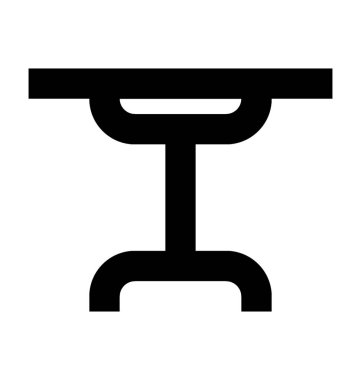  Yemek Masası vektör simgesi