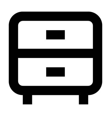  Çekmeceli vektör simgesi