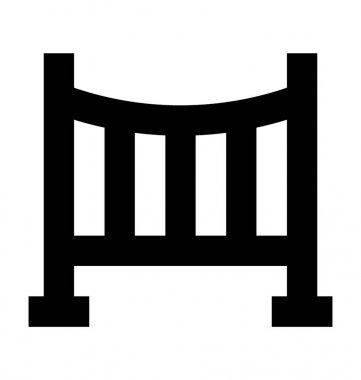  Bebek beşik vektör simgesi