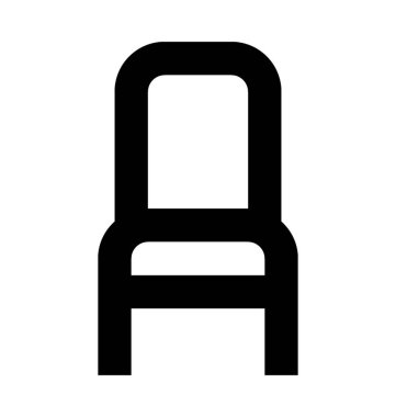  Sandalye vektör simgesi