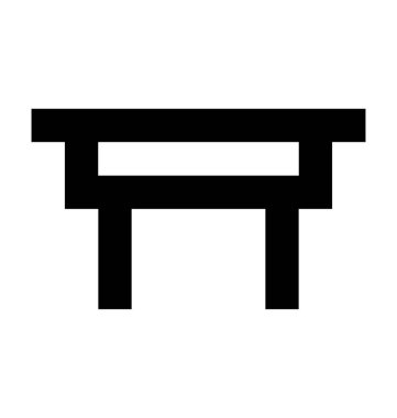  Tablo vektör simgesi