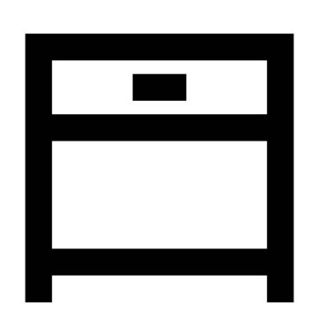  Çekmeceli vektör simgesi