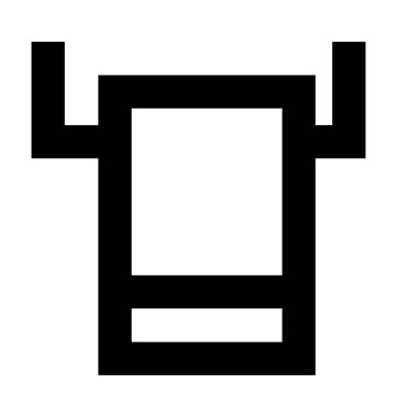  Havlu askısı vektör simgesi