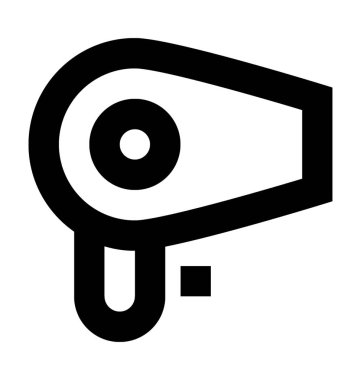  saç kurutma makinesi vektör simgesi