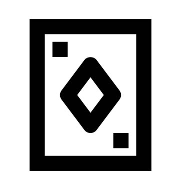  Elmas kart vektör simgesi