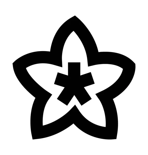 Gwiazda ikona — Wektor stockowy