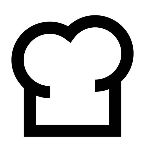 厨师帽矢量图标 — 图库矢量图片