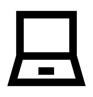  Laptop vektör simgesi