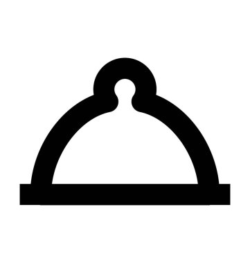  Tabağı vektör simgesi