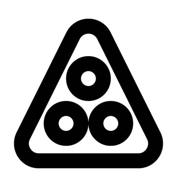  Topları Racked vektör simgesi