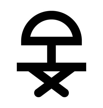  Vektör simge güneşlenmek