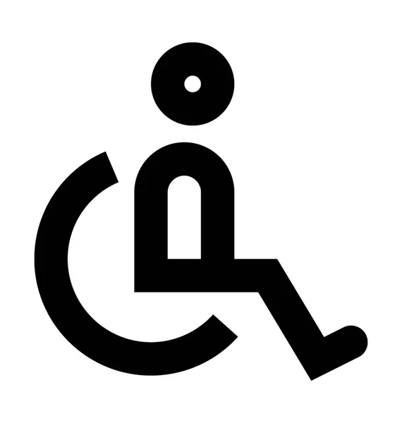 Handicap-Vektorsymbol — Stockvektor