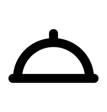  Tabağı vektör simgesi