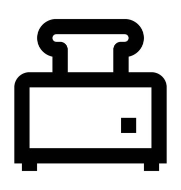  Ekmek kızartma makinesi vektör simgesi