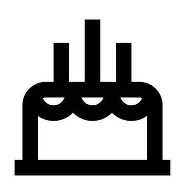  Pasta vektör simgesi