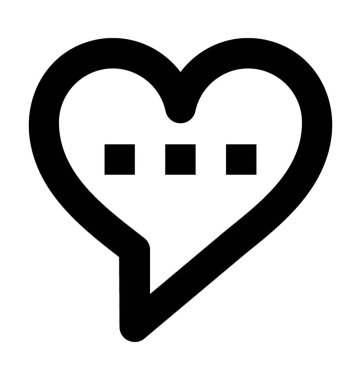  Kalp balon vektör simgesi