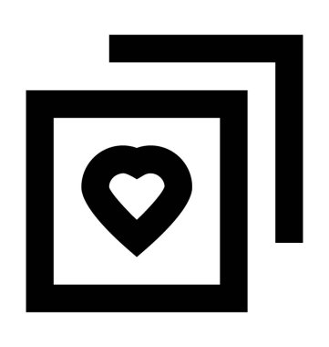  Romantik roman vektör simgesi