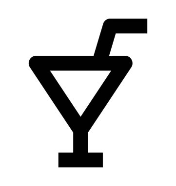  Kokteyl vektör simgesi