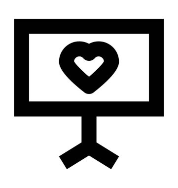  Aşk sohbet vektör simgesi