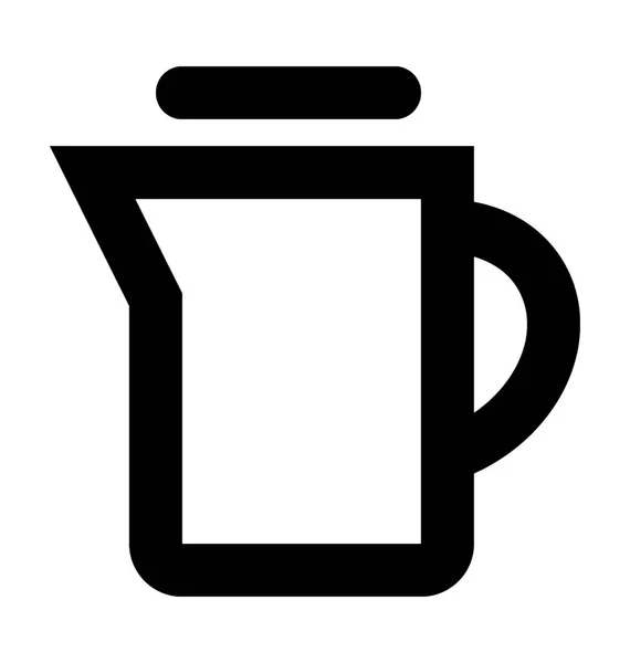 Icono del vector de la jarra — Vector de stock