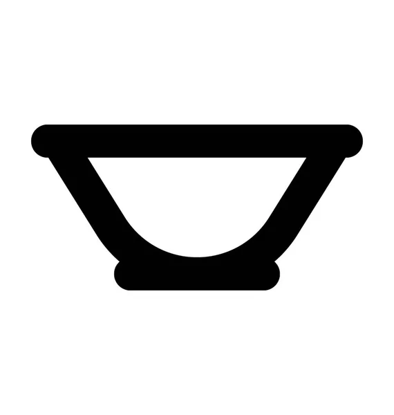 Schalenvektorsymbol — Stockvektor