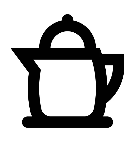 Electric Kettle Vector Icon — Stock Vector