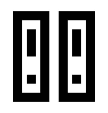  dosya dizinleri vektör simgesi