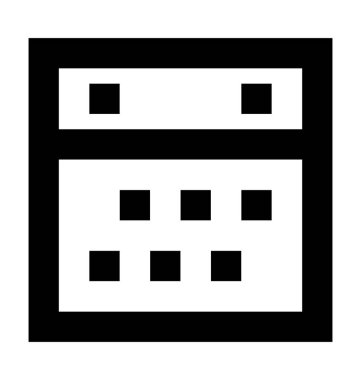  Takvim vektörü simgesi