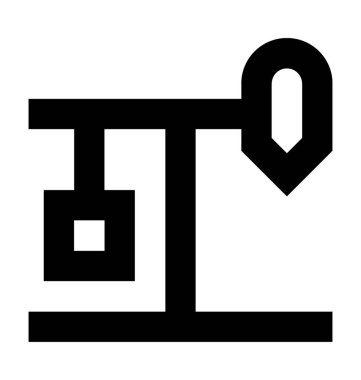  Derrick vinç vektör simgesi