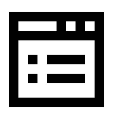  Web sayfası vektör simgesi