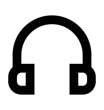  Kulaklık vektör simgesi