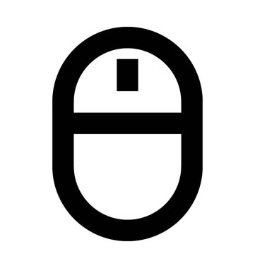  bilgisayar fare vektör simgesi