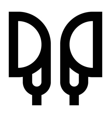  Kulaklıkları vektör simgesi