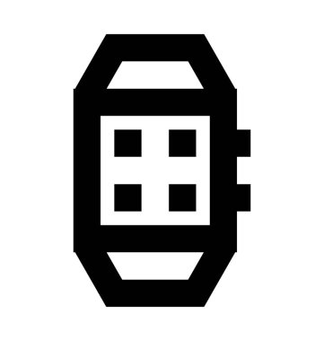  akıllı saat vektör simgesi