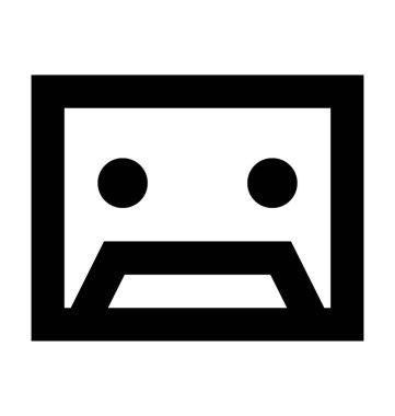  Ses kaset vektör simgesi